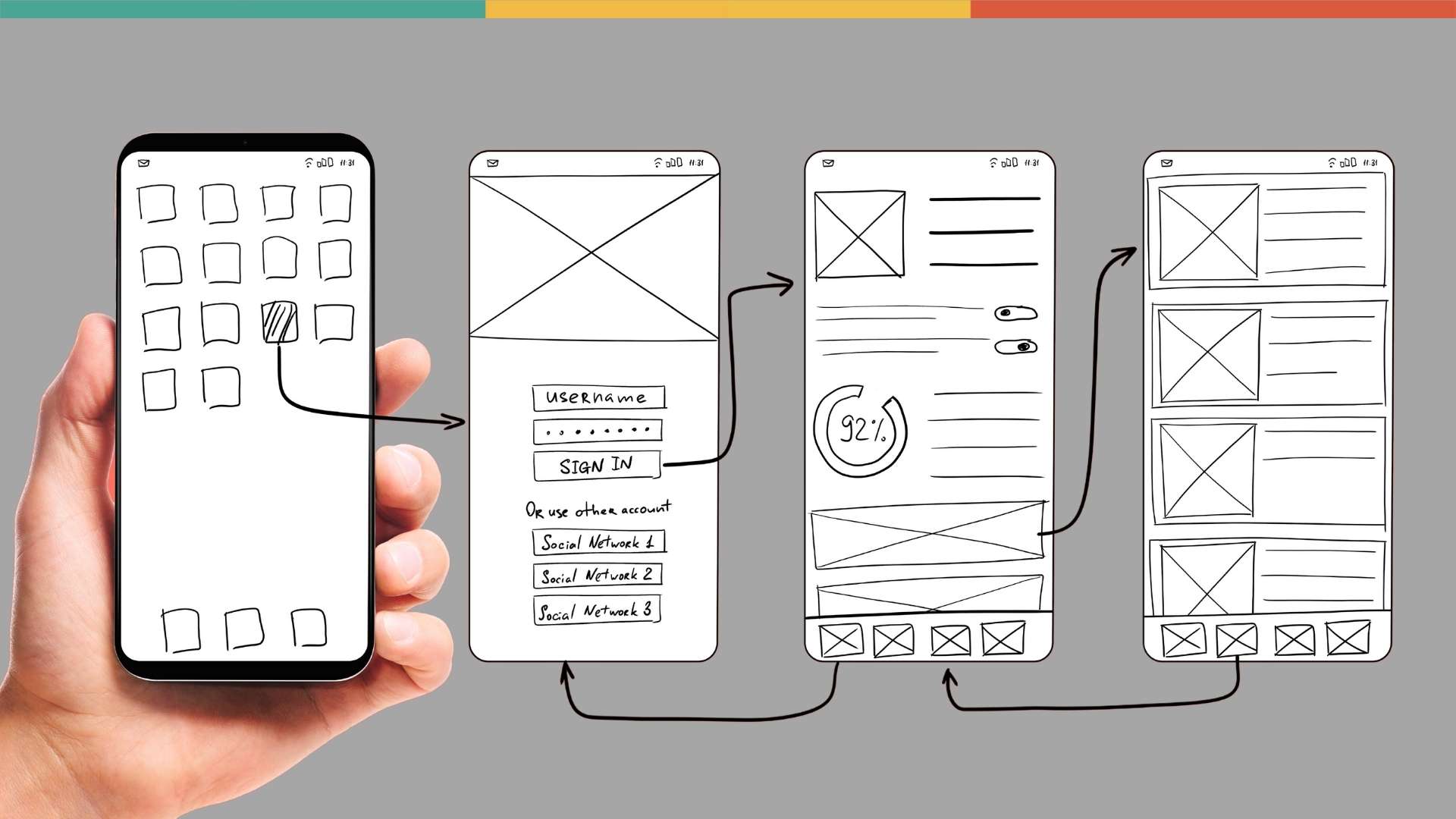 The Process of Mobile App Design: From Ideation to Wireframing